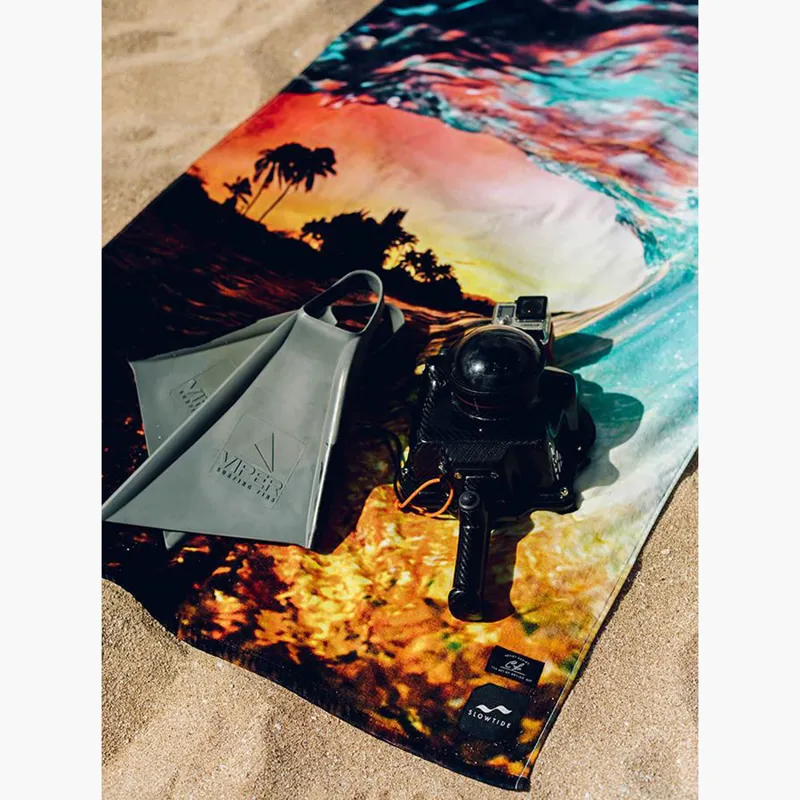 Slowtide Towel Rainbow Shave Ice-3